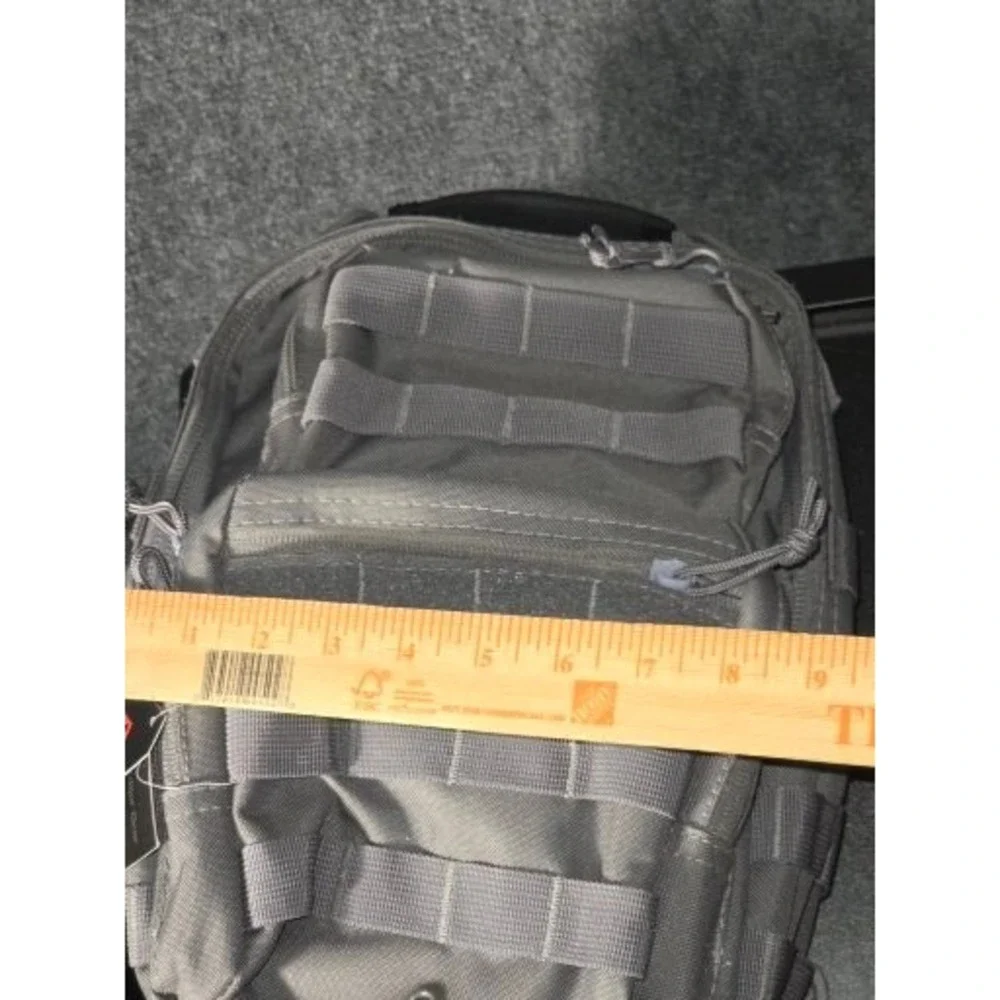 Red Rock Outdoor Gear Rover Sling Pack Gray Tactical MOLLE CCW Bag Hiking Travel